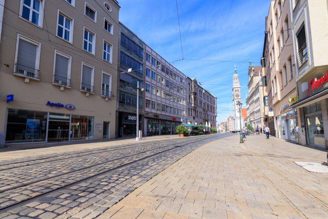 Global Living - Design Apartment I Rathausplatz I Kitchen I Augsburg Eksteriør bilde